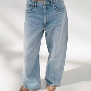 Zara TRF Mid-rise | Baggy Balloon Jeans Faded Blue NWT
